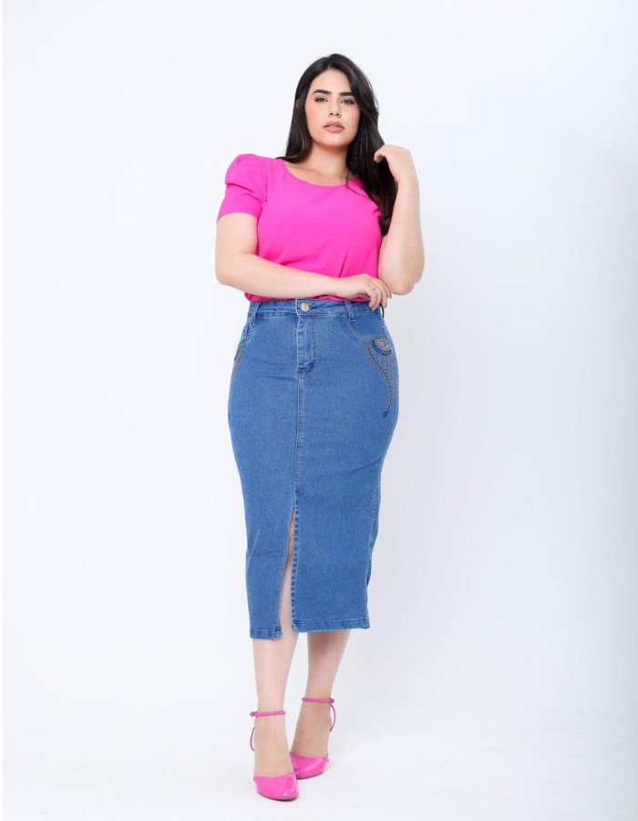 SAIAS JEANS MIDI