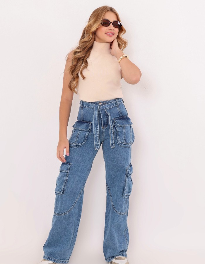CALÇA JEANS 