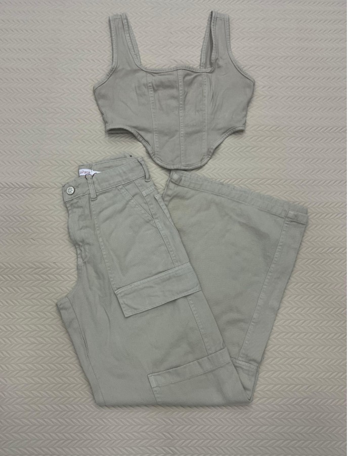 CALÇA CARGO NUDE