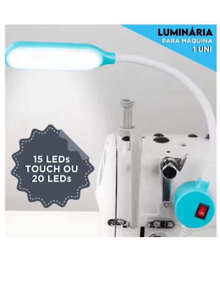 LUMINÁRIA LED ARTICULADA C/ IMÃ - 20 SPOTS DE LED UND