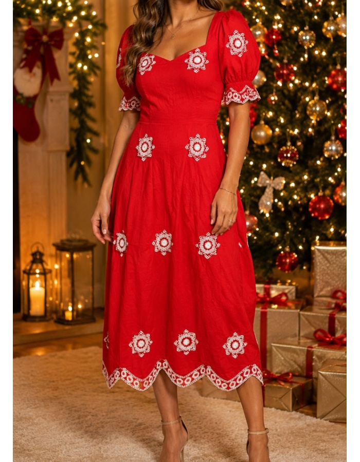Vestido bordado 