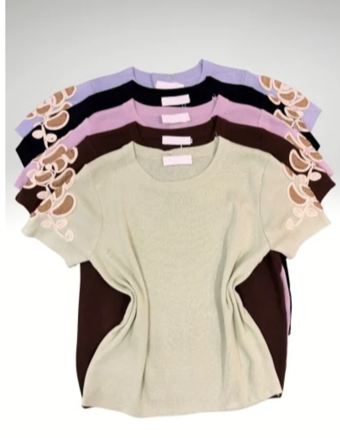 Blusa modal com bordado 