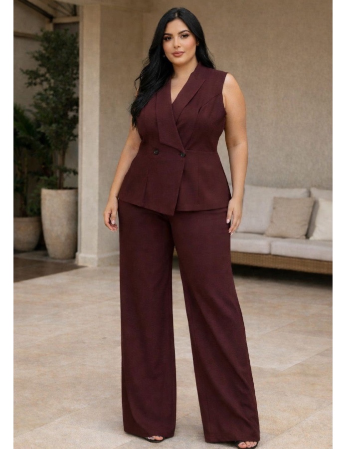 Conjunto Plus Size Rose 