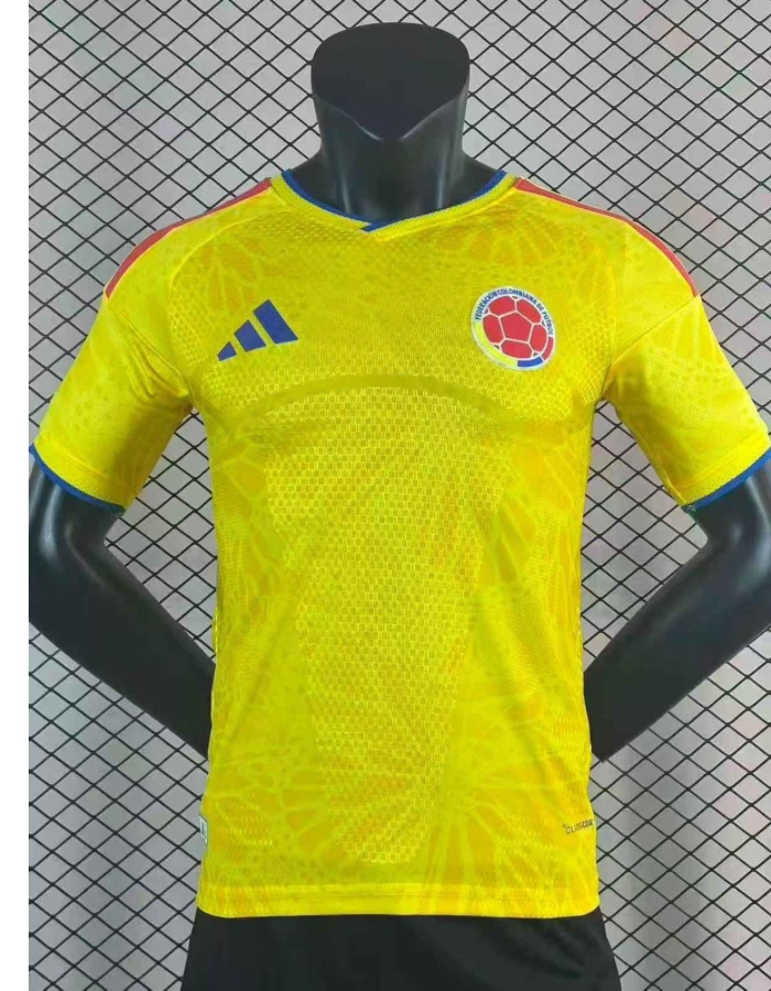 Camisa jogador Colômbia amarela 2026