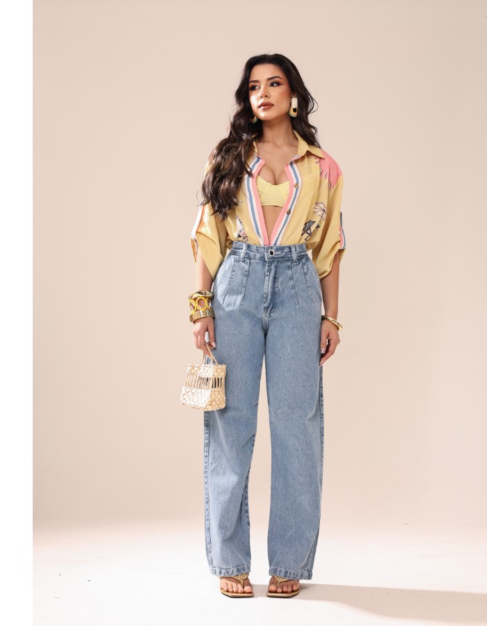 WIDE LEG DET PINÇA
