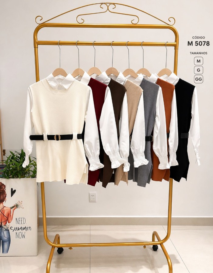 CONJUNTO DE BLUSAS DUAS PEÇAS