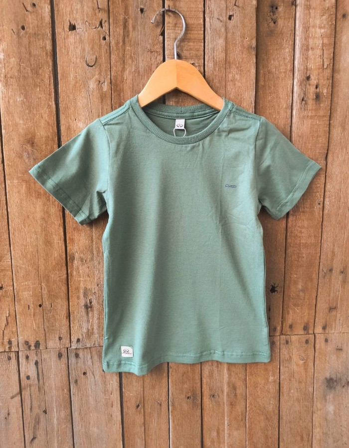 CAMISA BÁSICA E ALGODÃO VERDE CANA