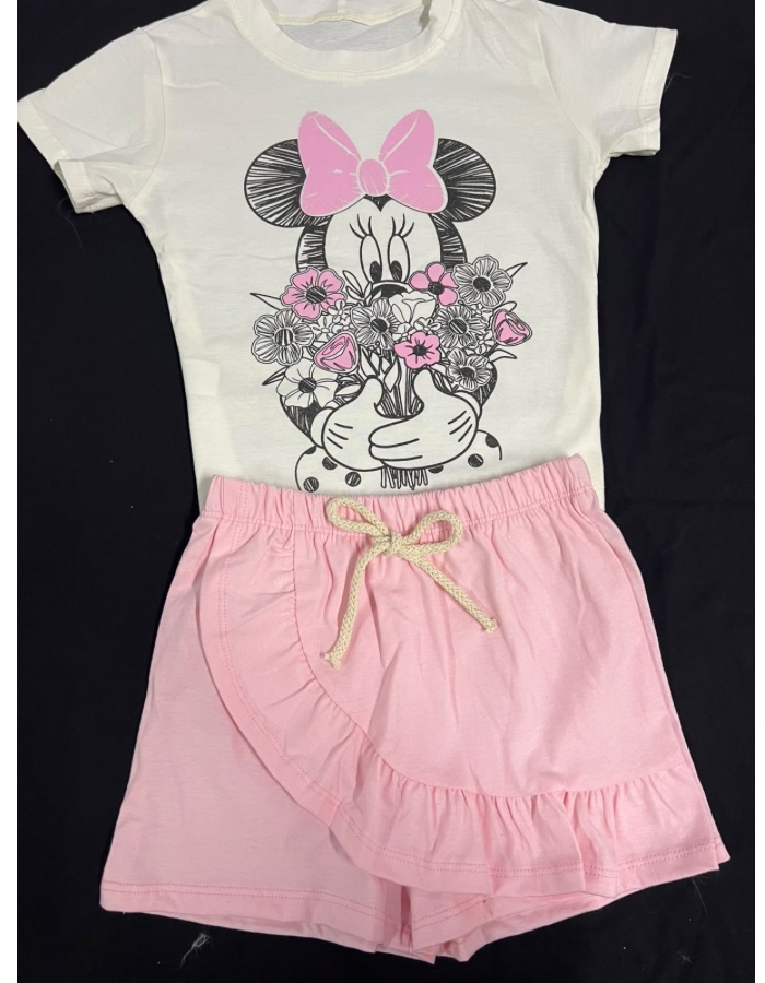Conjunto minei 100% algodão 