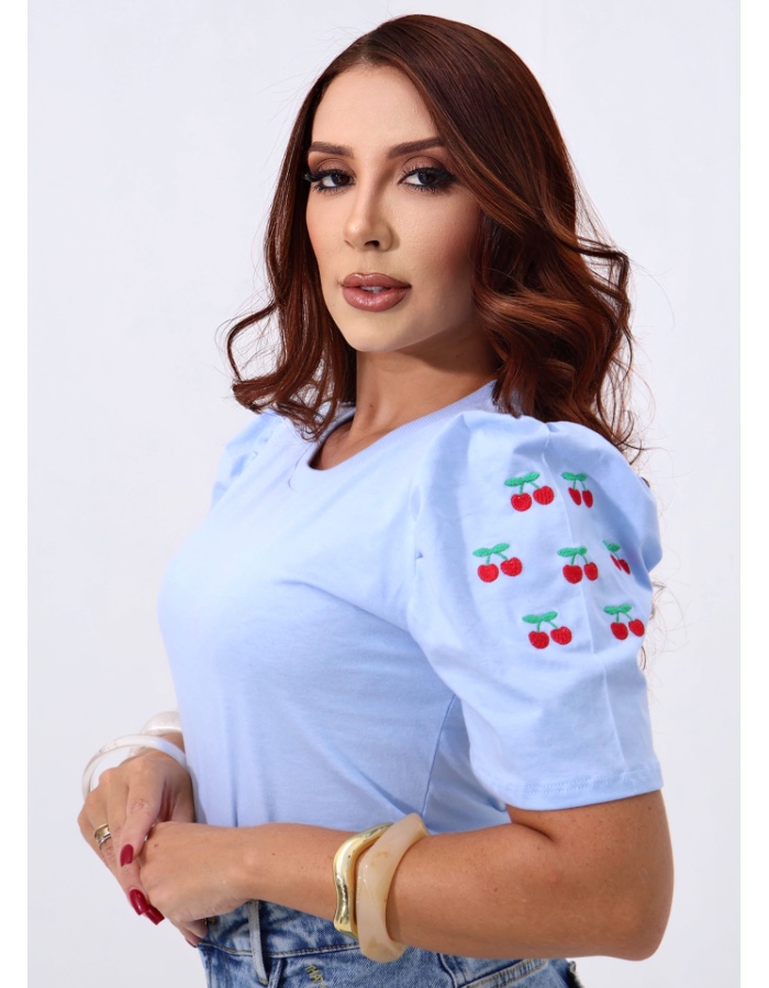 Produto t-shirt-ref-153-m-cereja-manga-princesa 1