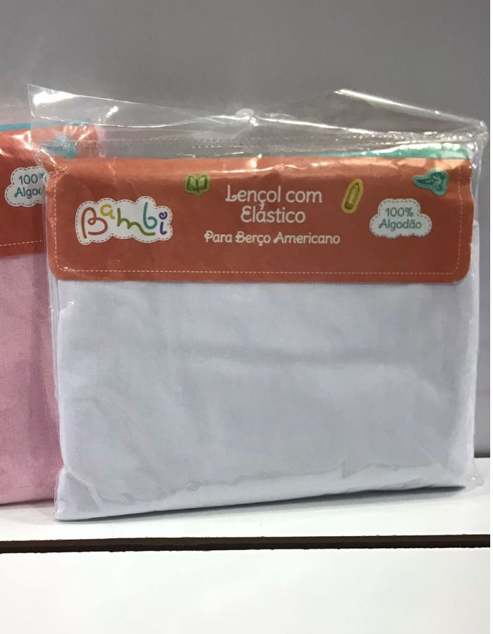 LENÇOL DE ELÁSTICO AMERICANO BAMBI