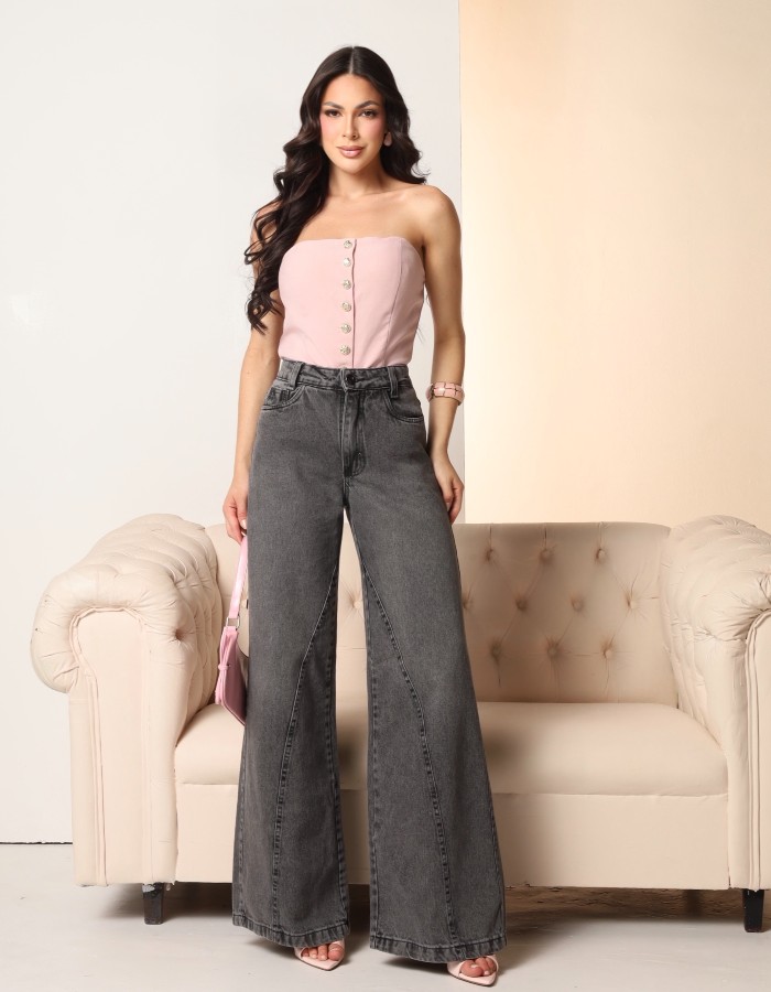 CALÇA SLIM 100%