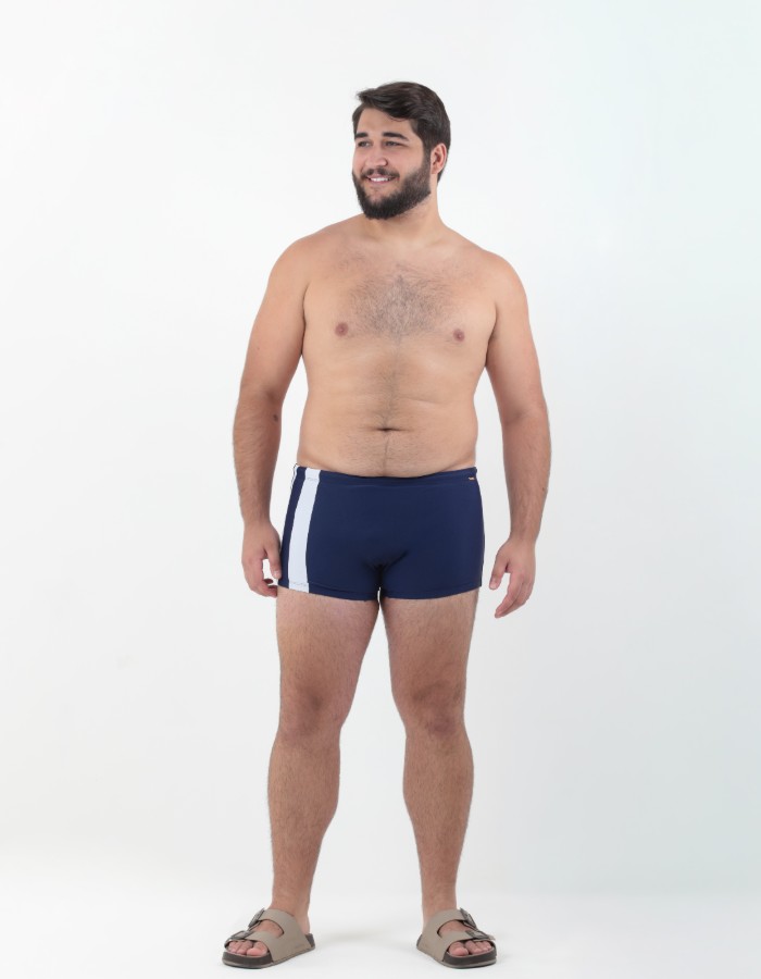 SUNGA BOXER COM DETALHE NA LATERAL (PLUS SIZE) - LANÇAMENTO 