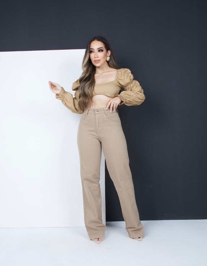 CALCA WIDE LEG SLIM