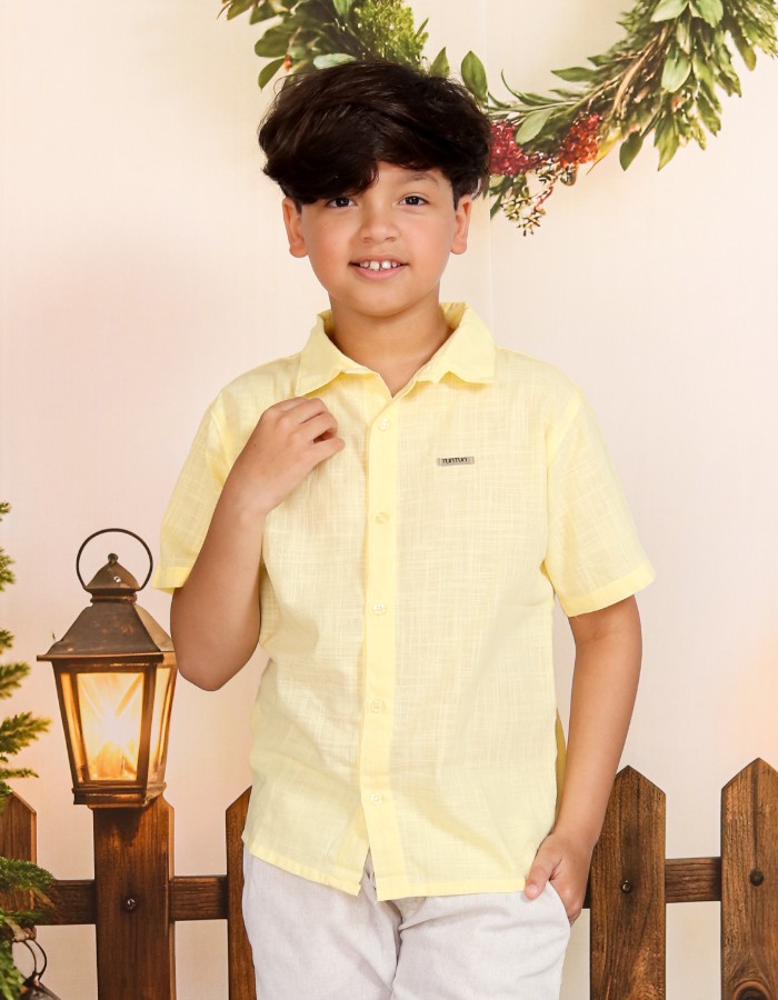 CAMISA SOCIAL LISA FRAMÊ 12,14,16