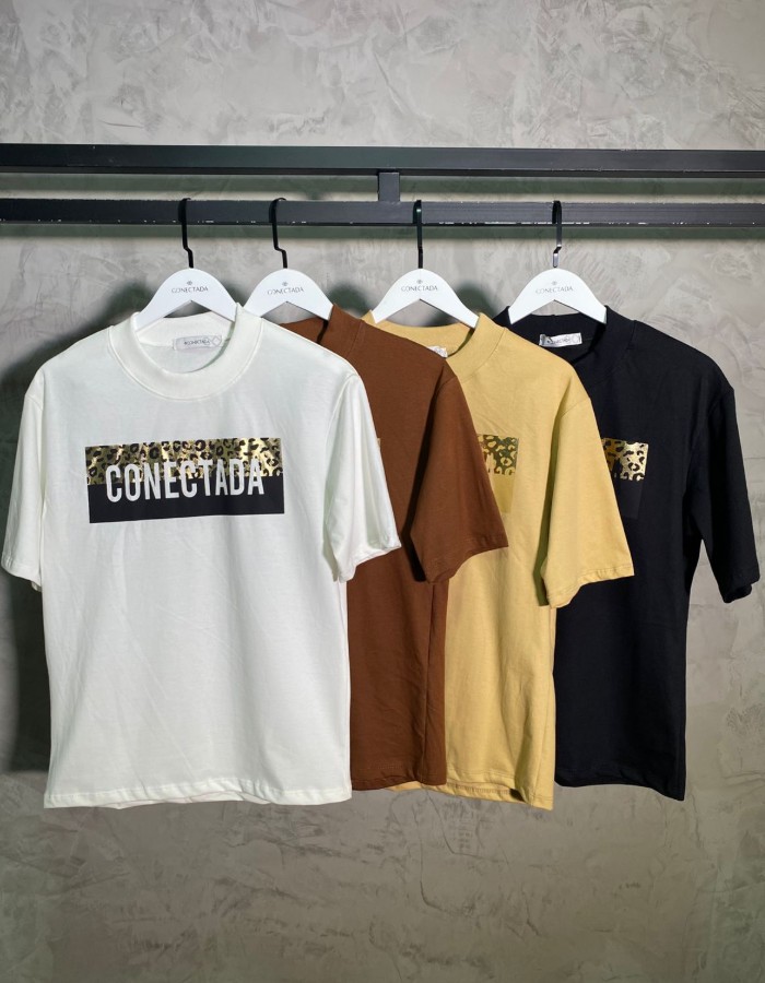 BLUSA OVER FOIL CONECTADA