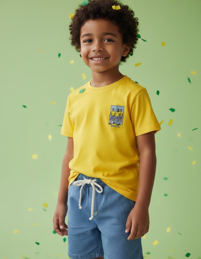 COLEÇÃO BRASIL - BLUSA ICONES 