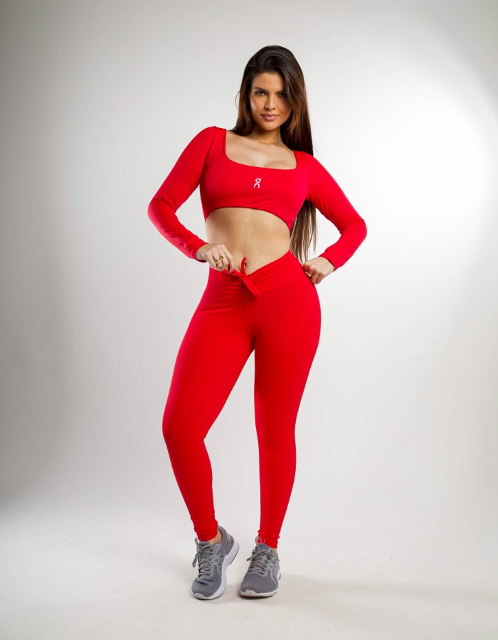 CALÇA EMPINA BUMBUM FRANZIDO EM CANELADO