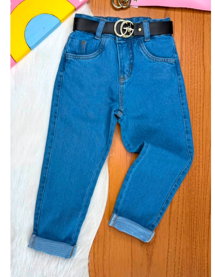 Calça jeans C/ CINTO GG