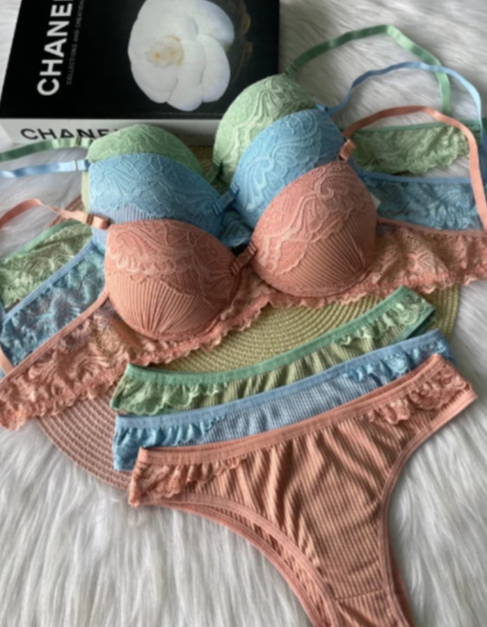 CONJUNTO CANELADO CALCINHA NORMAL REF:003   1590