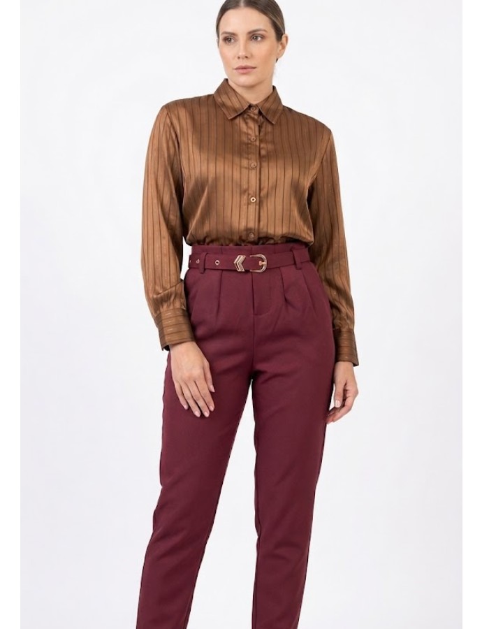 Blusa risca de giz 