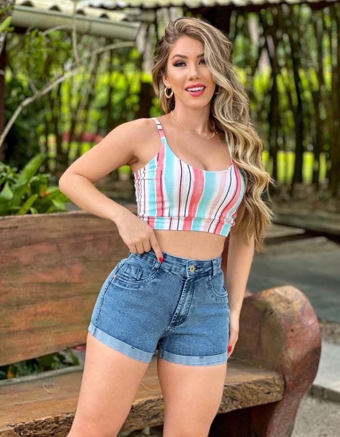 Short perfeito mom Marmo