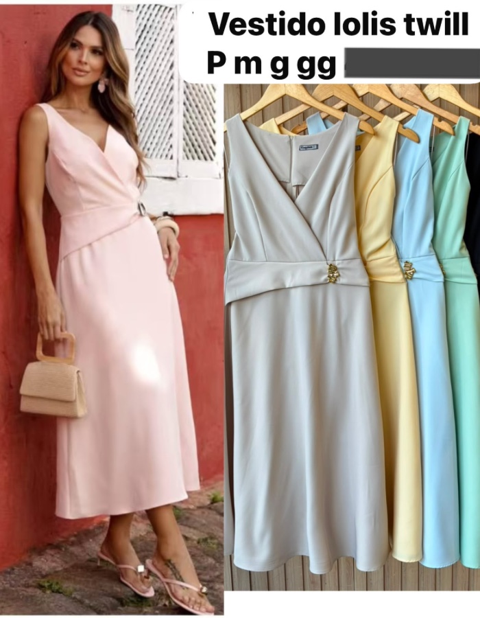 A Vestido Louis twill