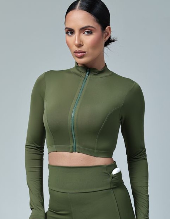 Cropped Ziper