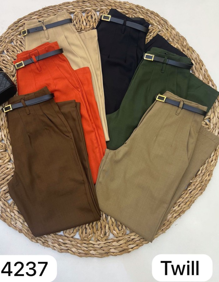 Calça Zara Tecido Twill