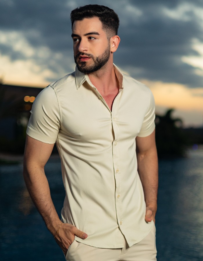 Camisa Rayon M/C (R: 11-A)