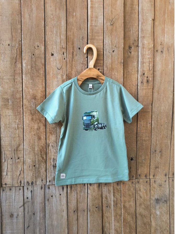 CAMISA ESTAMPADA VERDE CANA