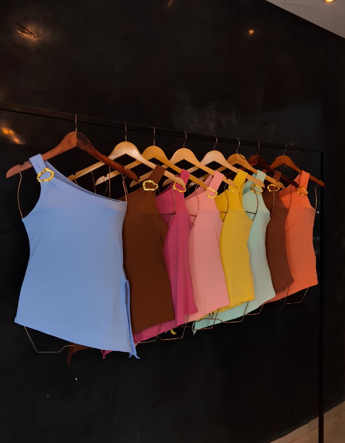 Blusa Ombro único - assimétrica