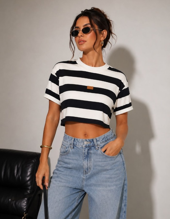 CROPPED LISTRADO CONECTADA