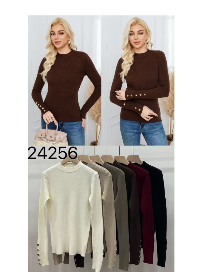 Blusa modal manga longa 