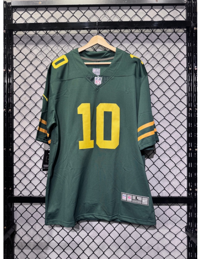 Camisa Green Bay Packers verde Jordan Love #10