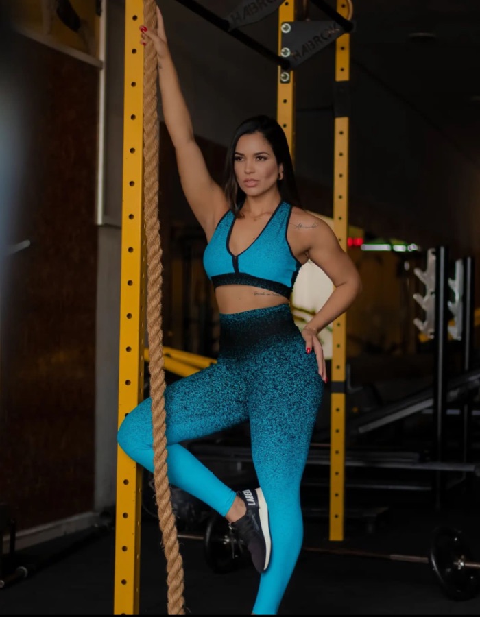 LEGGINGS JACQUARD DEGRADE 