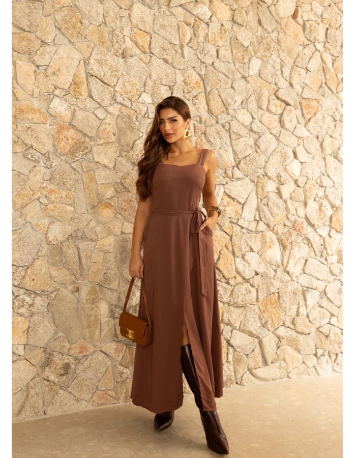 VESTIDO LISO