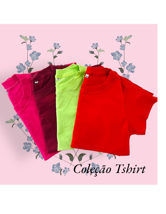 TSHIRTS EM ALGODÃO