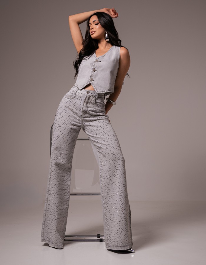 PANTALONA ELIANE (CINZA VINTAGE)