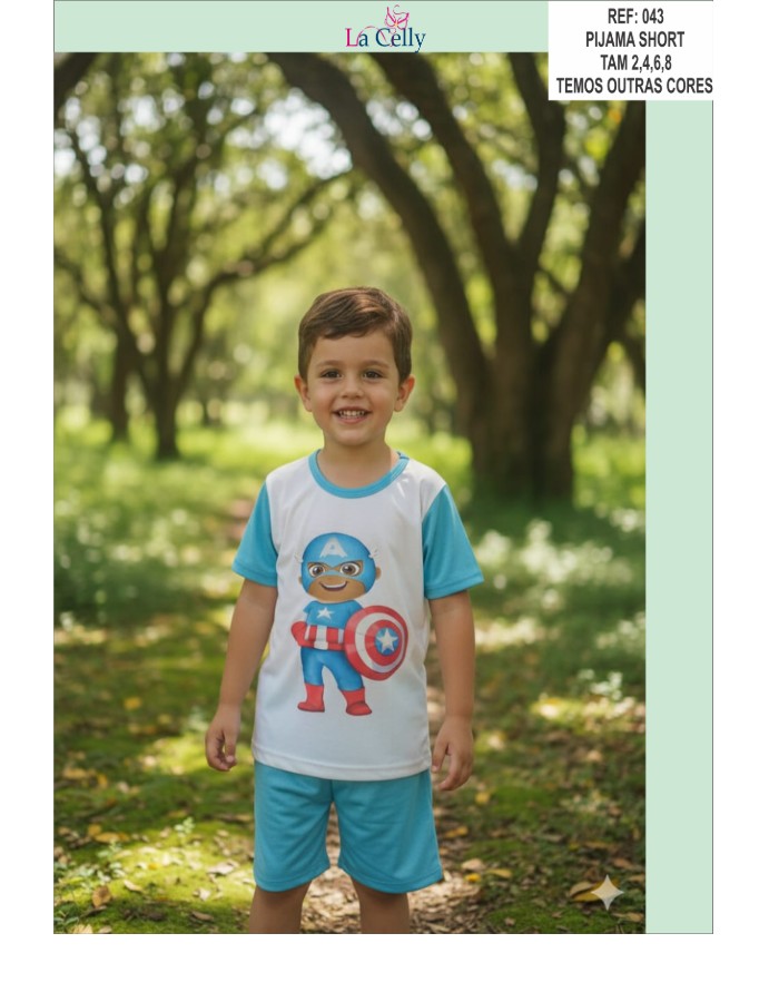 Masculino Infantil Short
