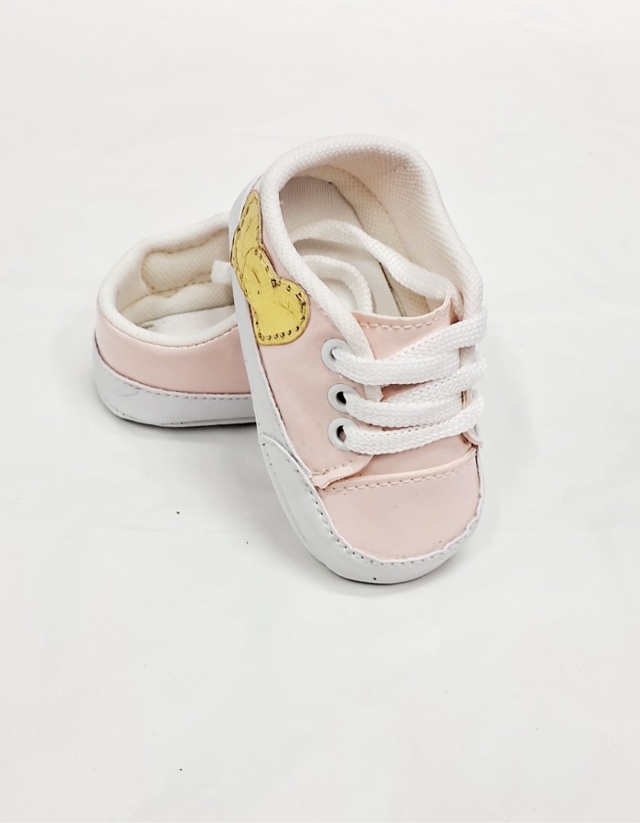 TENIS BABY ROSA BEBÊ EMANUEL