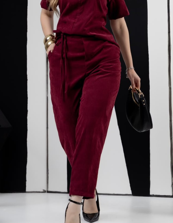 Calça com elástico