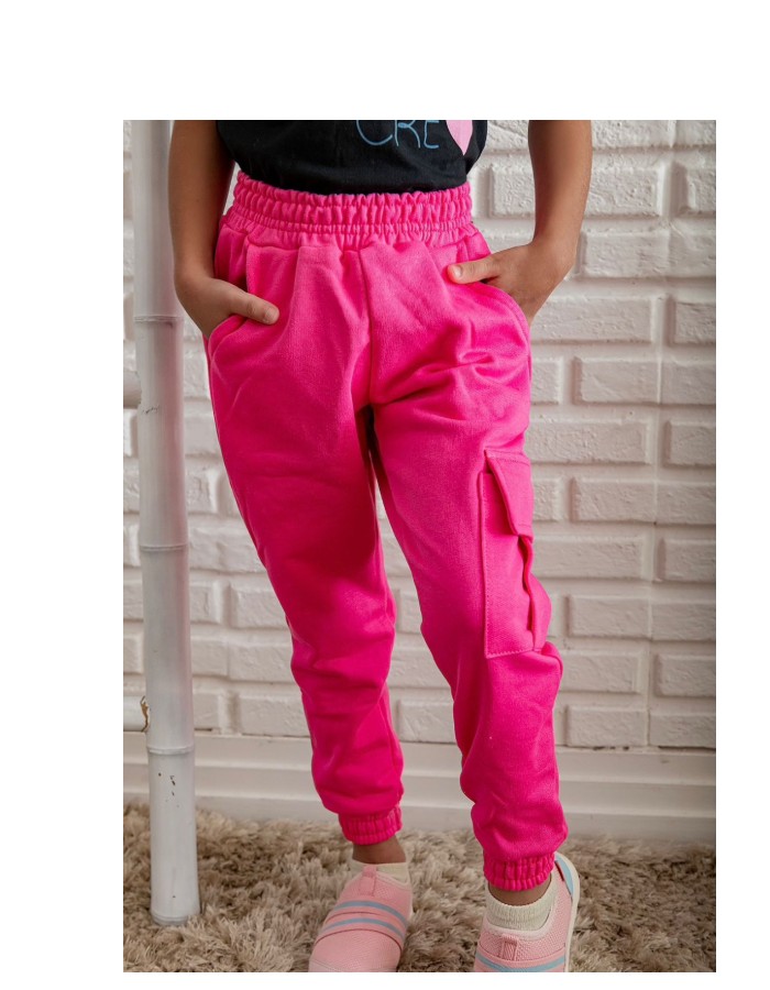 CALÇA MOLETOM MENINA