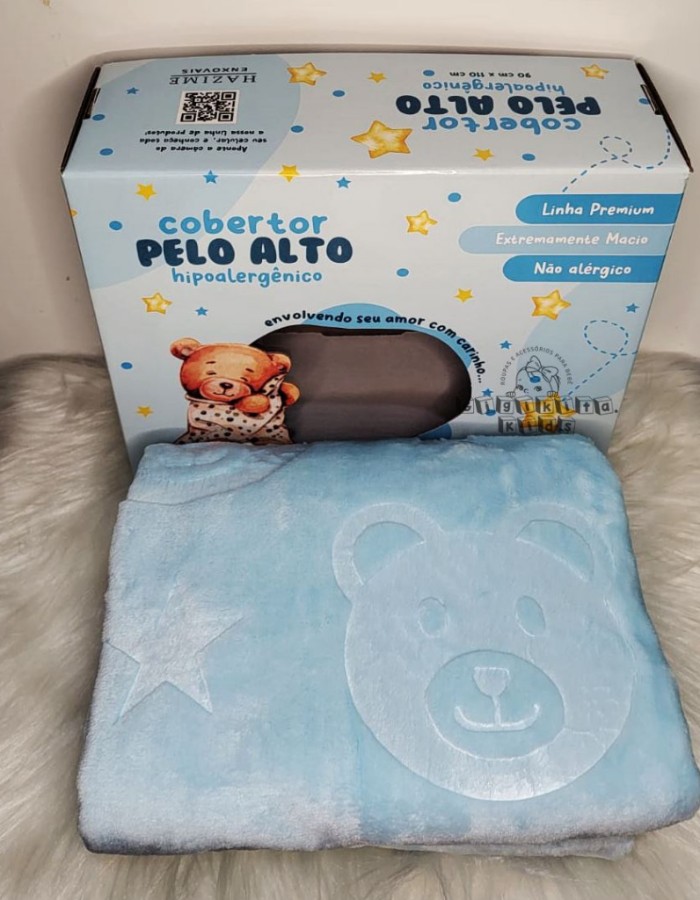 COBERTOR HAZIME PREMIUM PELO ALTO HIPOALERGÊNICO 