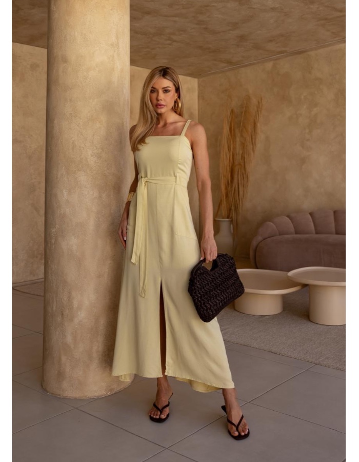 VESTIDO LISO