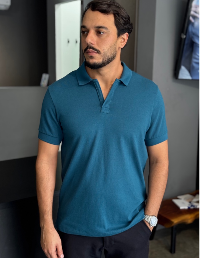 POLO MONACO AZUL