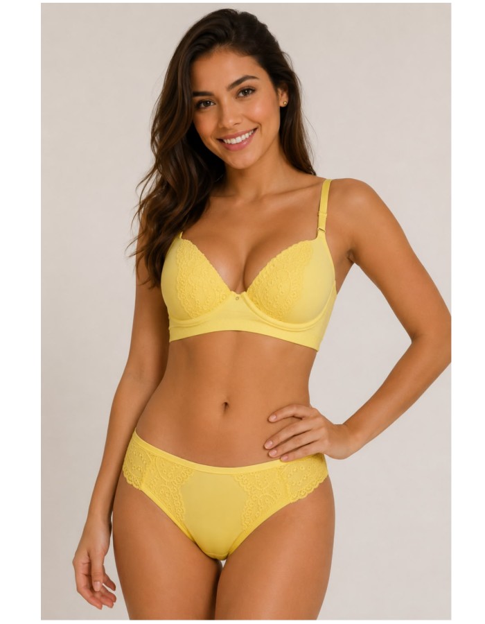 CONJUNTO RENDA CALCINHA NORMAL  REF:3776     1561