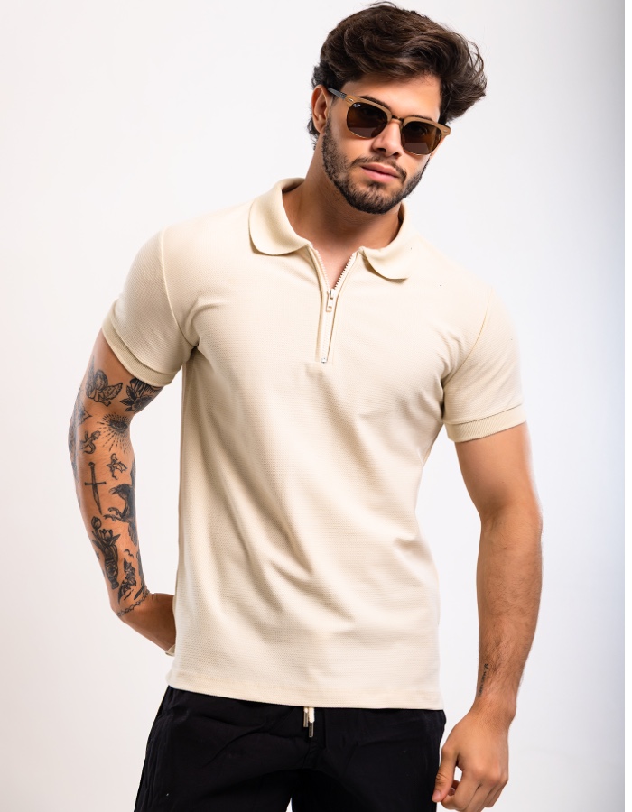 POLO ZÍPER COLMEIA