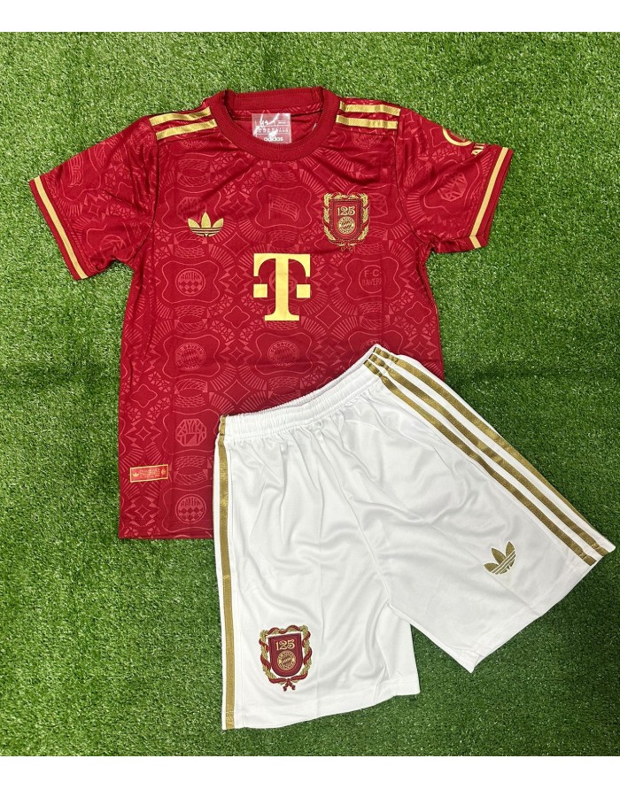 BAYERN MUNICH 25/26 UNIFORME I 125 ANOS KIT INFANTIL
