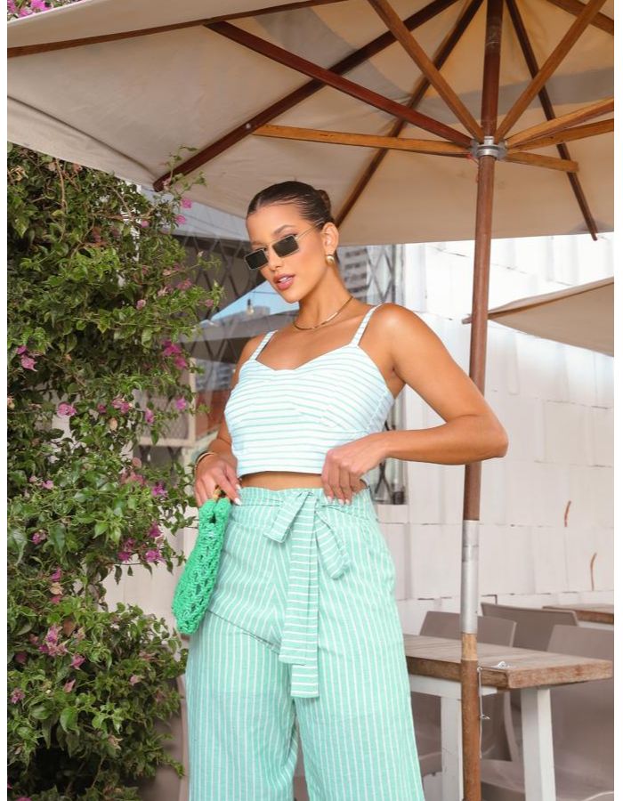 CROPPED LISTRADO