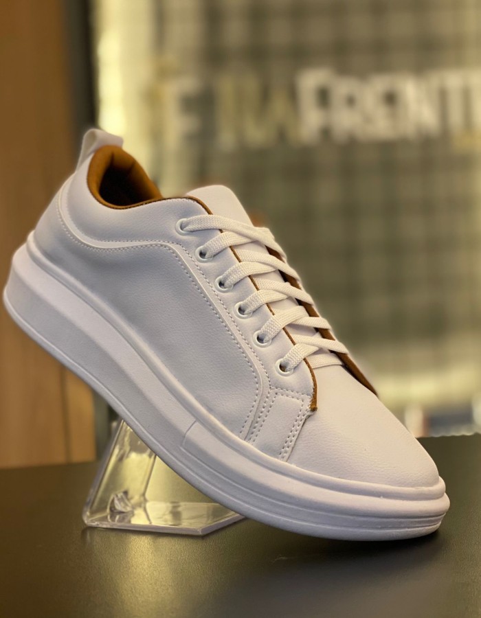CASUAL BRANCO CARAMELO